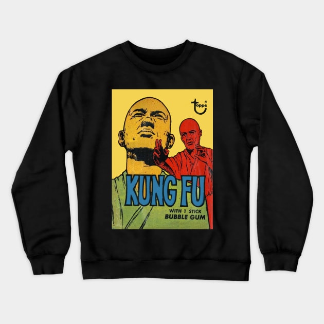 Kung Fu Television Show Bubble Gum Wax Pack (1 Stick) Crewneck Sweatshirt by offsetvinylfilm